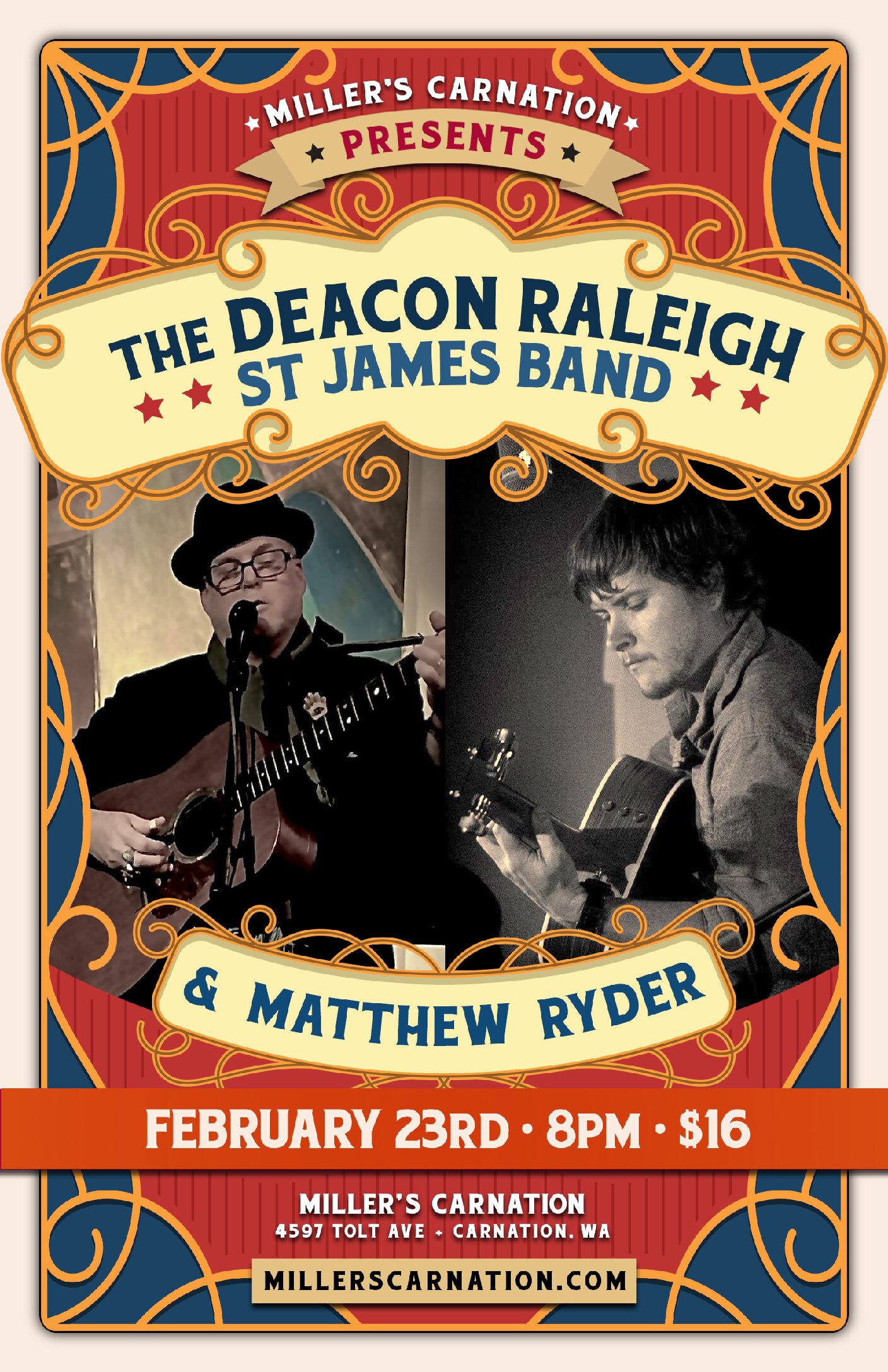 The Deacon Raleigh St James Band Poster