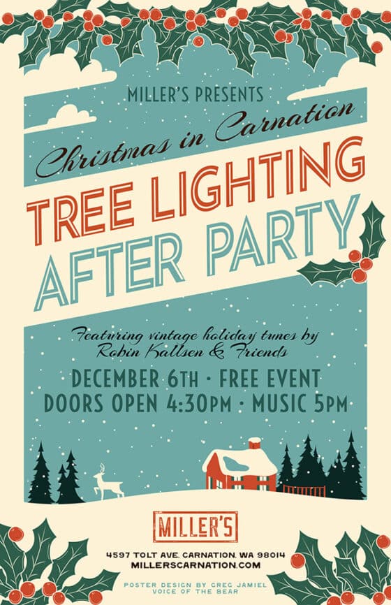 Christmas in Carnation Tree Lighting After Party